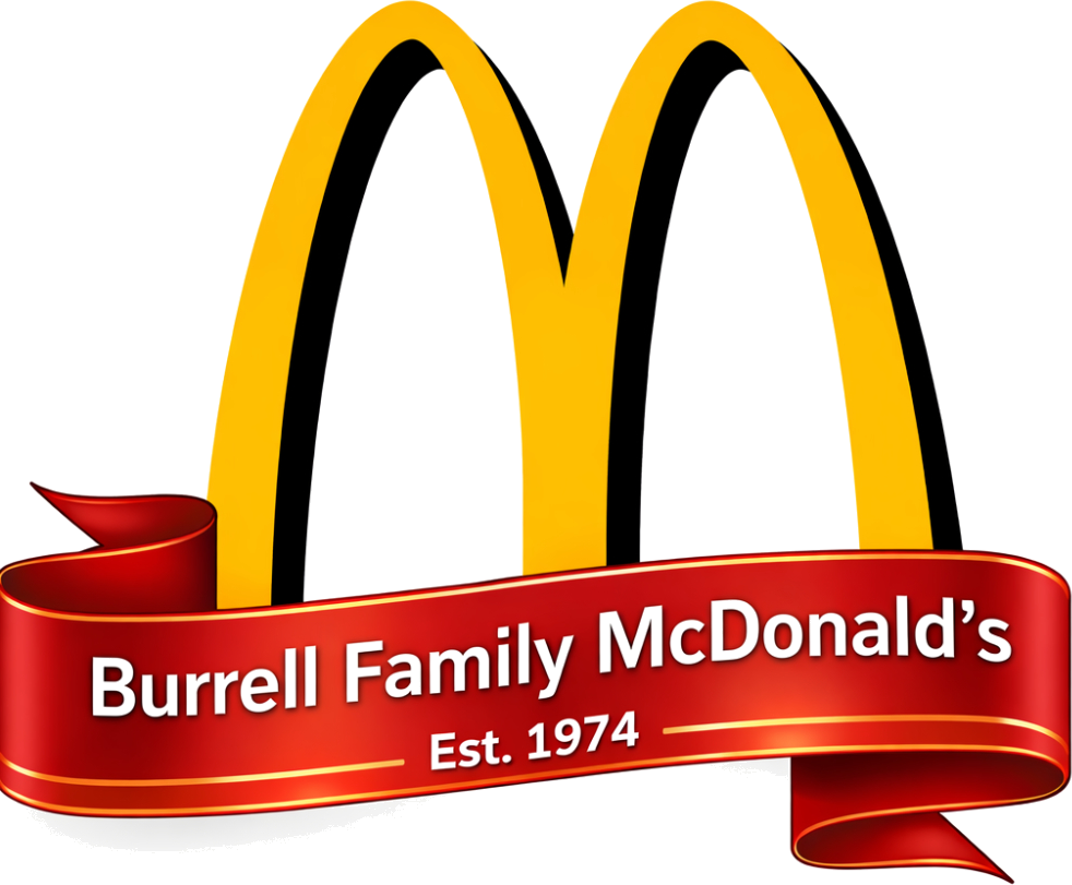Burrell Family McDonald's logo